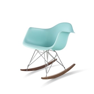 Herman Miller Eames摇杆底座模压塑壳扶手椅